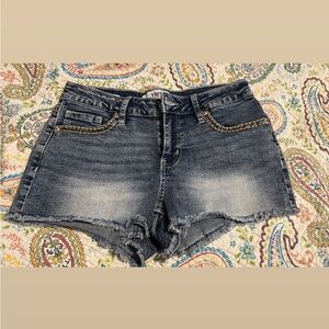 YMI Women's Blue Denim Shorts